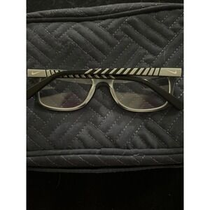 Nike Kids Eyeglasses‎ Frames Black Clear 5509 018 48-17-130 Rectangle Boys Girls